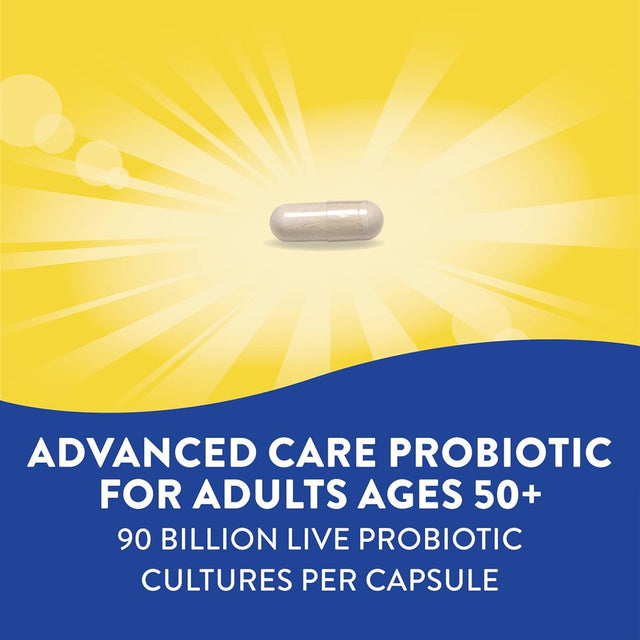 Nature’S Way Fortify Optima Age 50+ Daily Probiotic + Prebiotic, 90 Billion, 15 Strains, 30 Capsules