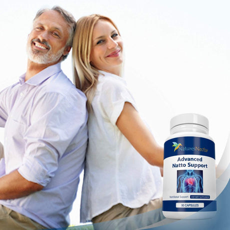 Nattokinase 4000 FU Supplement- 200Mg of Natto Kinase Powder All Natural Blood Thinner Capsules Made from Organic Fermented Beans Can Help to Improve Blood Circulation