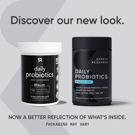 Sports Research Daily Probiotics W/ Prebiotics, 30 Veggie Capsules