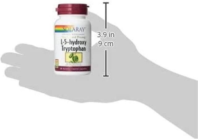 Solaray L-5-HTP with B-6 and C Capsules, 100Mg, 60 Count
