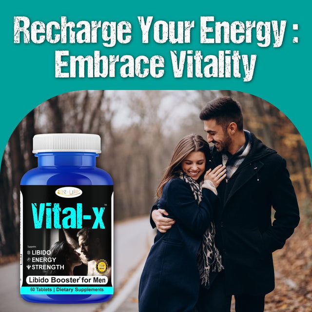 Male Testosterone Booster, Enhance Energy, Muscle Growth Vitality, Optimize Performance and Confidence 60 Tablets