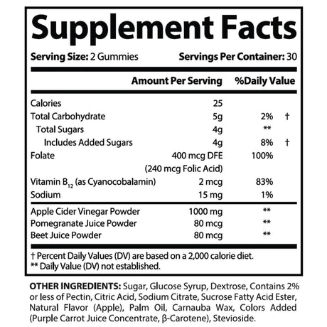 Lifeline Keto ACV Gummies 1000MG Dietary Supplement 60 Gummys