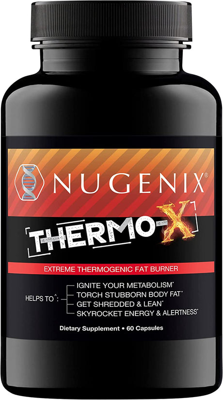 Nugenix Thermo-X: Thermogenic Fat Burner Supplement for Men, Extreme Metabolic Accelerator, 60 Count