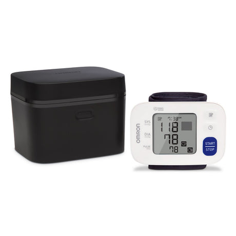 OMRON 3 Series Wrist Blood Pressure Monitor (BP6100), Portable Wrist Monitor, Digital Blood Pressure Machine, Stores up to 60 Readings