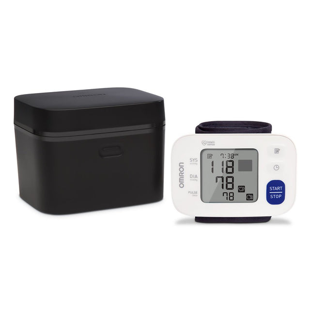 OMRON 3 Series Wrist Blood Pressure Monitor (BP6100), Portable Wrist Monitor, Digital Blood Pressure Machine, Stores up to 60 Readings