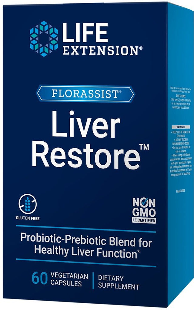 Life Extension FLORASSIST Liver Restore -- 60 Vegetarian Capsules