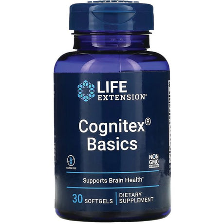 Life Extension Cognitex Alpha GPC – Alpha-Glyceryl Phosphoryl Choline, Phosphatidylserine, Blueberry Extract – a Strong Foundation for Cognitive Health – Non-Gmo, Gluten-Free – 30 Softgels