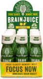 Brainjuice Brain Booster Shot, Original Peach Mango | Brain Support Supplement with Alpha GPC, B5, B6, B12 | Improved Energy, Memory, Focus, Clarity, & Mood | Gluten-Free, Non-Gmo | 2.5 Fl Oz, 12 Pack