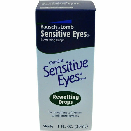 Bausch & Lomb Sensitive Eyes Rewetting Drops, 1-Ounce Bottles Pack of 3