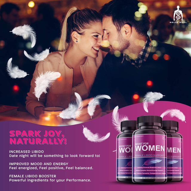Women'S Wellness Bundle: Weight Loss Pills for Bloating & Carb Blocking (2-Pack) Mood & Desire Enhancer - Hormonal Balance & Intimacy Support