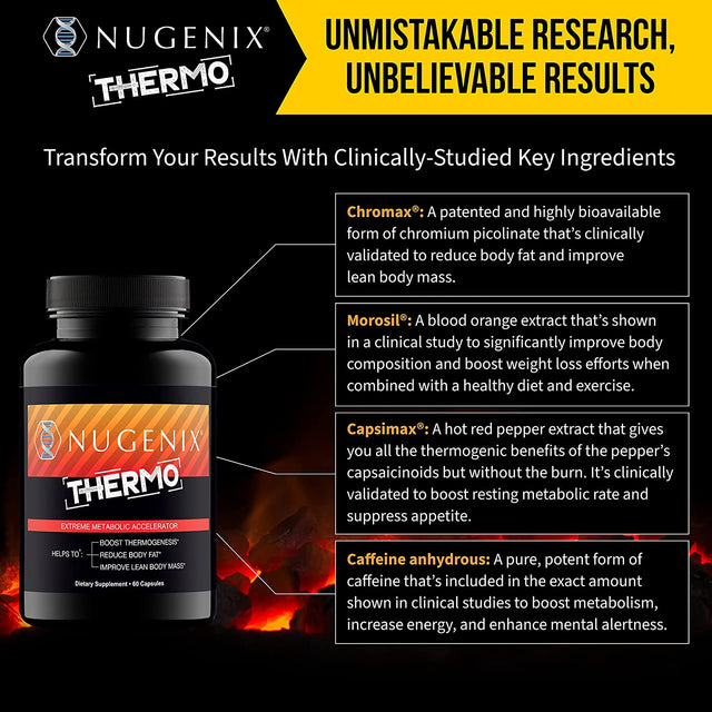 Nugenix Vitality Booster & Nugenix Thermo Fat Burner for Men Bundle