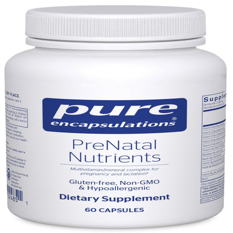 Pure Encapsulations Prenatal Nutrients | Multivitamin/Mineral Complex for Pregnancy and Lactation* | 60 Capsules