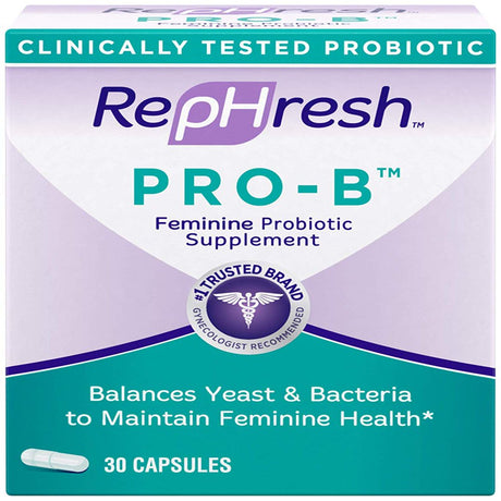 Rephresh Pro-B Probiotic Supplement for Women, 30 Oral Capsules