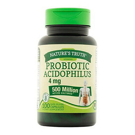 Natures Truth Probiotic Acidophilus 500 Million, 100 Ea