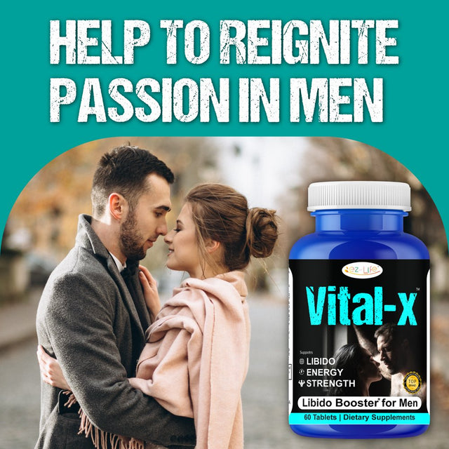 Male Testosterone Booster, Enhance Energy, Muscle Growth Vitality, Optimize Performance and Confidence 60 Tablets