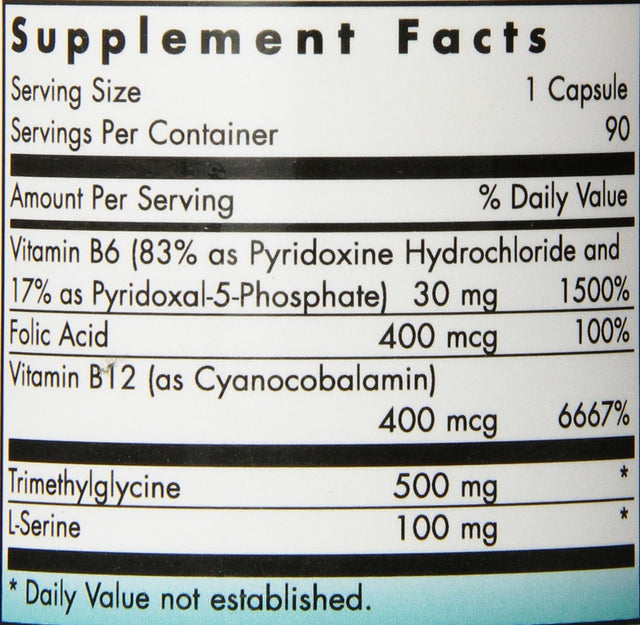 Nutricology Homocysteine Metabolite, Vegicaps, 90-Count
