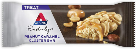 Atkins Endulge Treat, Peanut Caramel Cluster Bar, 5 Count (Pack of 5)