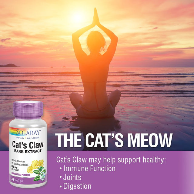 Solaray Cat'S Claw Extract 200 Mg - 30 Capsules
