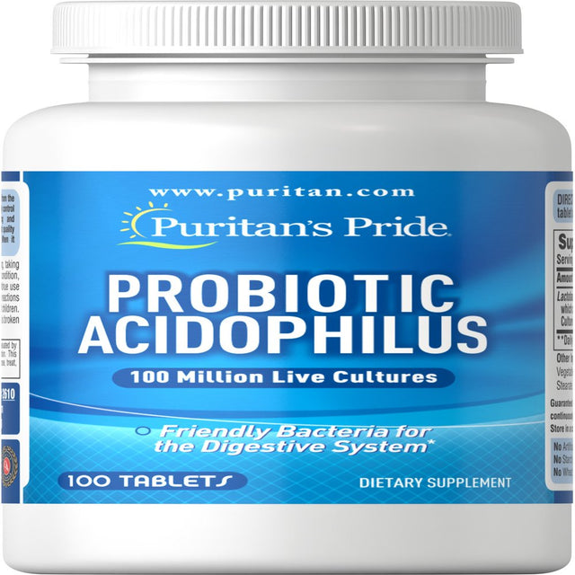 Puritan'S Pride Probiotic Acidophilus Capsules, 100 Count