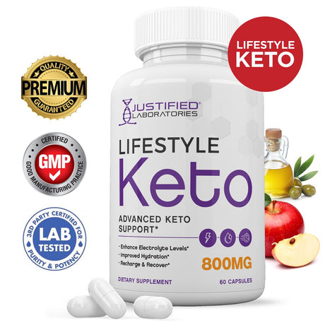 Lifestyle Keto Pills Includes Patented Gobhb® 60 Capsules