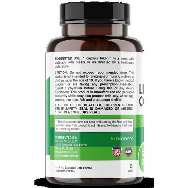 Healblend Lions Mane Mushroom Complex Capsules - Brain Supplement, Stimulates Mood, Memory and Creativity (60 Capsules) 3-Pack