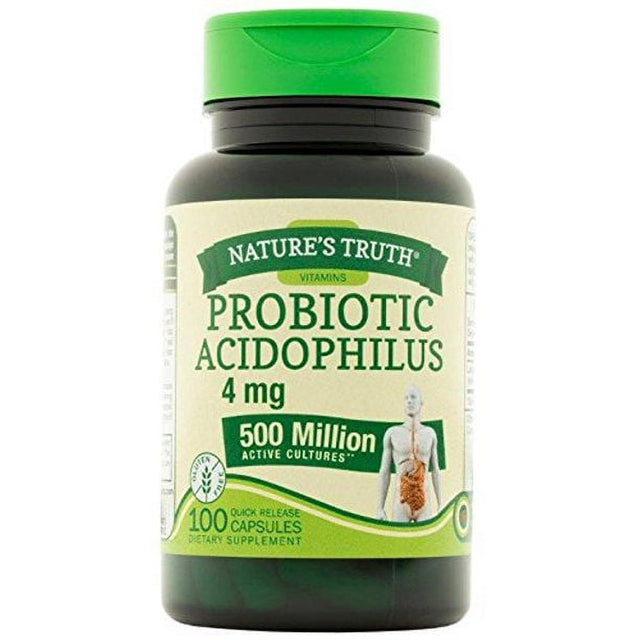 Nature'S Truth Vitamin Probiotic Support Intestinal Health, 100Ct, 6-Pack