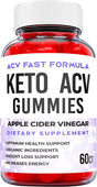 (1 Pack) ACV Fast Formula Keto ACV Gummies - Supplement for Weight Loss - Energy & Focus Boosting Dietary Supplements for Weight Management & Metabolism - Fat Burn - 60 Gummies