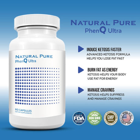 Phenq Ultra Diet Pills Weight Loss Fat Burn Suppressant 60 Capsules (Pack of 5)