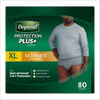 Depend Protection plus Ultimate Underwear for Men X-Large - 80 Count