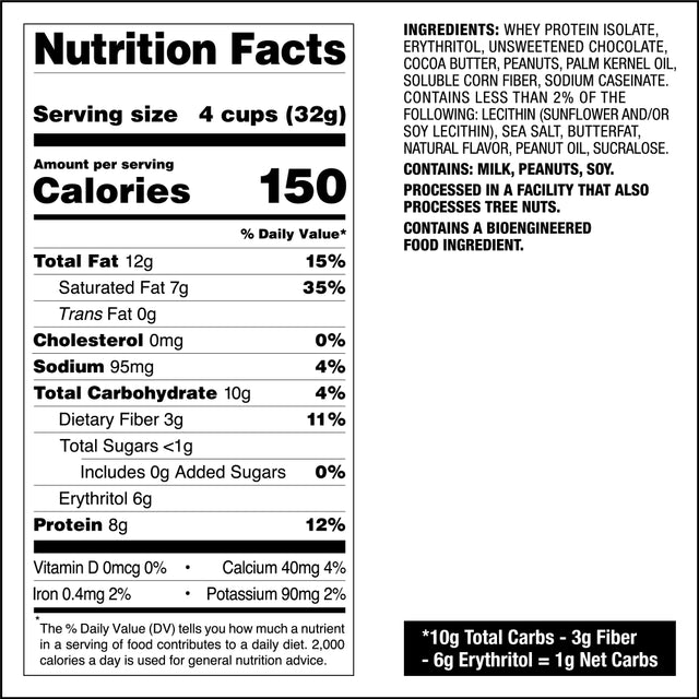Quest Mini Peanut Butter Cups, Low Carb, High Protein, 16 Ct
