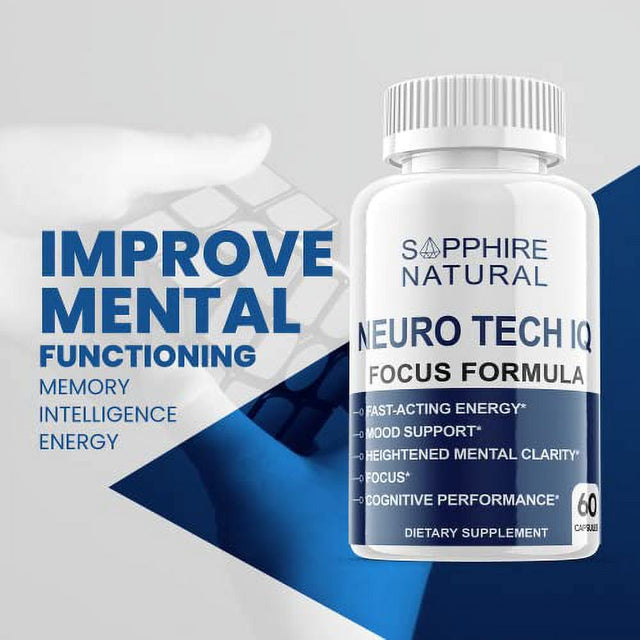 Neuro Tech IQ Brain Supplement Pills (3 Pack)