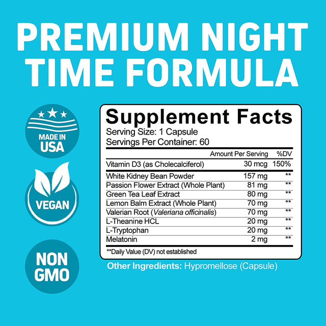 Herbtonics Apple Cider Vinegar Capsules plus Keto BHB | Fat Burner & Weight Loss Supplement for Women & Men - Night Time Weight Supplement with Melatonin to Support Sleep & Metabolism