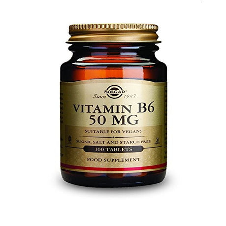 Solgar Vitamin B6 50 Mg 100 Tablets