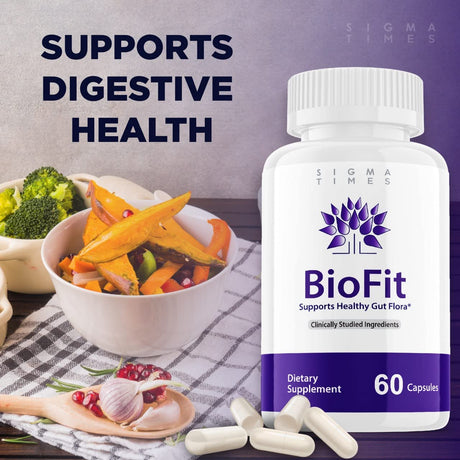 Sigma Times (2 Pack) Biofit, Biofit Probiotic Capsules, Biofit Pills Supplmenet Max for Women, Bio Fit Probiotics for Women, Biofit Tea Original Support Healthy (120 Capsules)