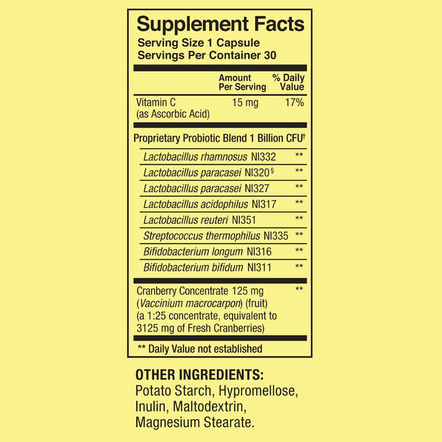 Spring Valley Women'S Probiotic Dietary Supplement, 30 Count