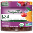 Megafood D3, Mixed Fruit, 50 Mcg (2,000 IU), 70 Gummies (25 Mcg (1,000 IU) per Gummy)