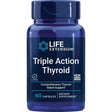 Life Extension Triple Action Thyroid - Comprehensive Thyroid Support with Ashwagandha Benefits - Gluten-Free, Non-Gmo - 60 Capsules