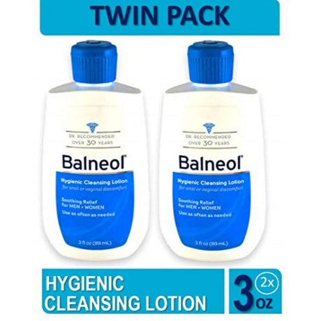 Balneol Hygienic Cleansing Lotion, 3 Oz Bottle, 2Count