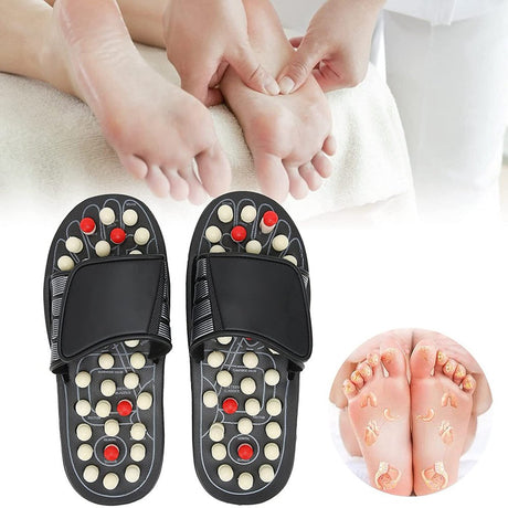 Magnet Therapy Foot Massager Shoes Blood Activating Health Care Massage Slippers, Foot Massager Shoes, Health Care Massage Slippers, Relieve Heel Arch Arthritis Neuropathy Pain