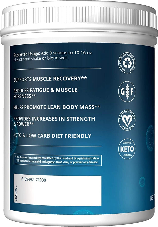 MRM Nutrition Reload BCAA+G Post-Workout Recovery | Watermelon Flavored | 9.6G Amino Acids | with Carnosyn® | Muscle Recovery | Keto Friendly | 840G, 67 Servings