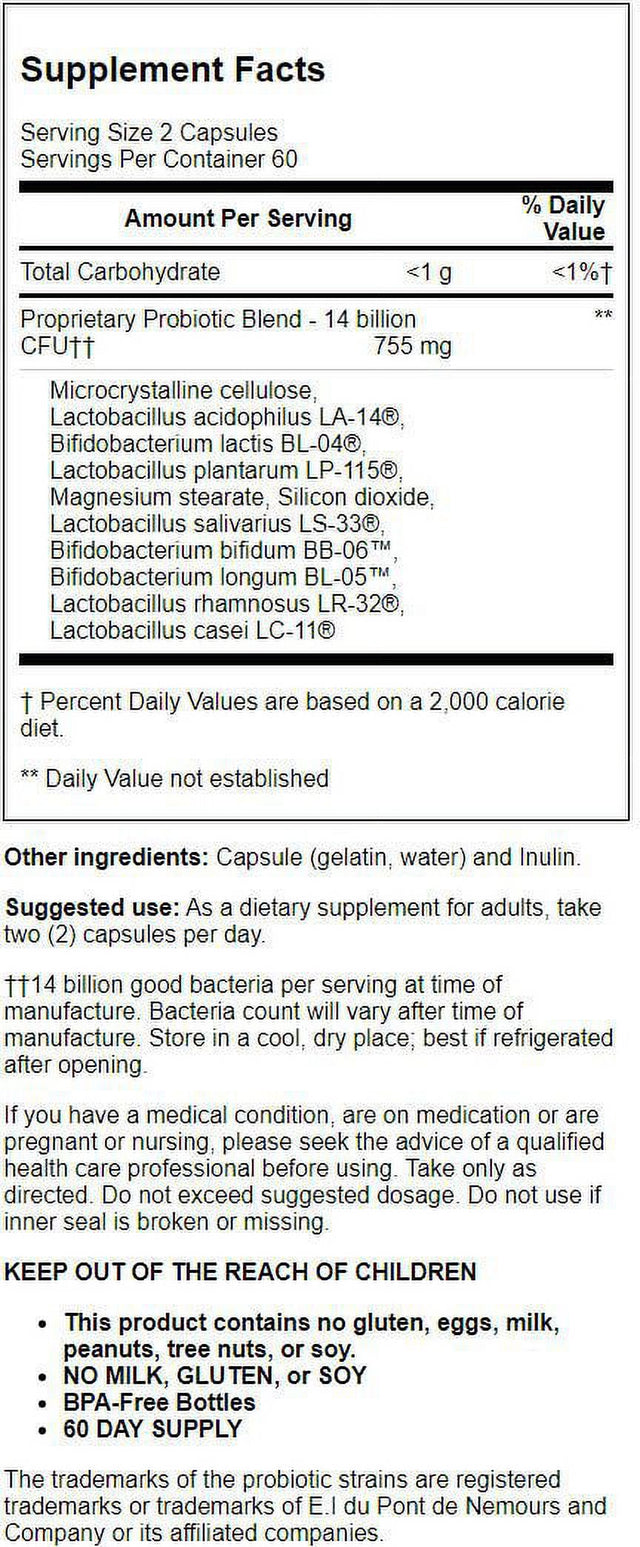 Nutrition Now PB8 Probiotic, 120 Capsules