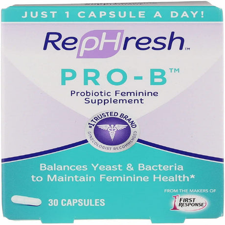 Rephresh Pro-B Probiotic Feminine Supplement Capsule, 30 Capsules