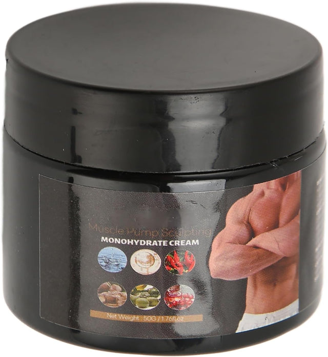 Abdominal Fat Burning Cream, Muscle Pump Sculpting Cream Muscle Tightening Enhanced Health 50G for Men for Travel