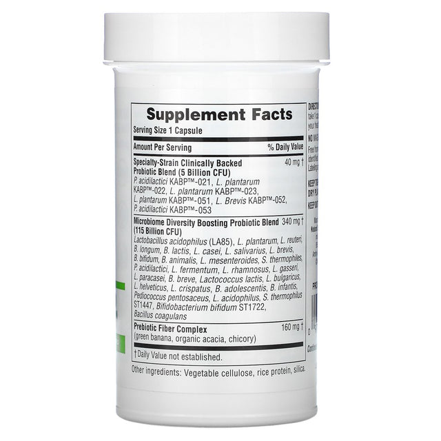 Nature'S plus GI Natural Probiotic Mega, 120 Billion CFU, 30 Capsules