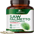 Saw Palmetto for Men - 1000 MG Saw Palmetto Extract - Men'S Herbal Prostate Health Support Supplement, Essential Nutrients from Non-Gmo Saw Palmetto Berries, Supplements for Men & Women, 60 Capsules
