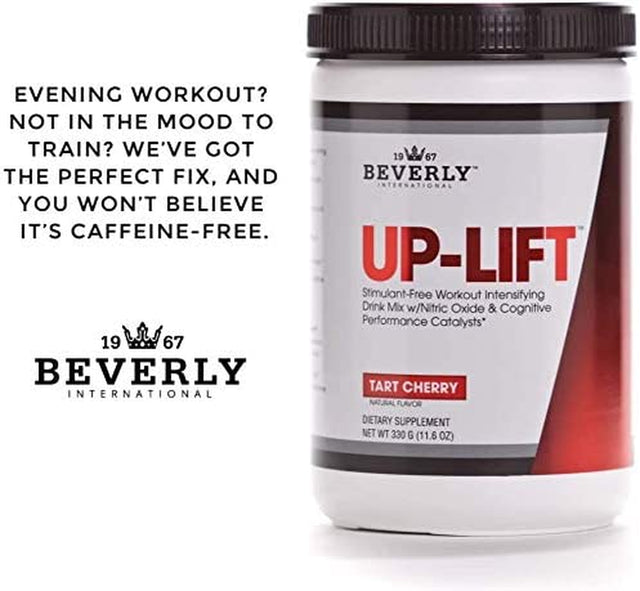Beverly International Up-Lift Stimulant Free 330 Grams. Workout Energy Drink Mix W/Nitric Oxide & Cognitive Performance Catalysts. up Your Gaming. Beta Alanine, L-Citrulline, L-Tyrosine.