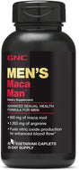 GNC Maca Man, Maca Root Arginine for Enhanced Blood Flow - 60 Vegetarian Capsules