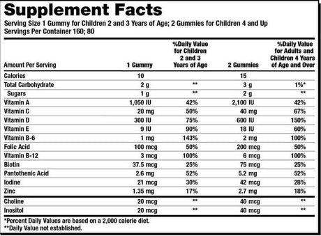 Kirkland Children'S Complete Multivitamin, 320 Gummies