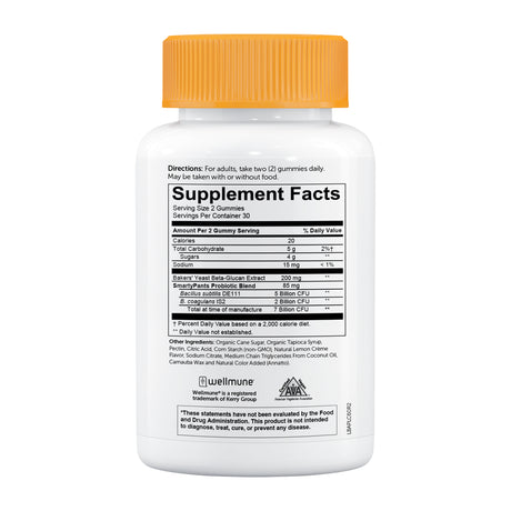 Smartypants Adult Probiotic - Lemon Crã¨Me - 60 Count
