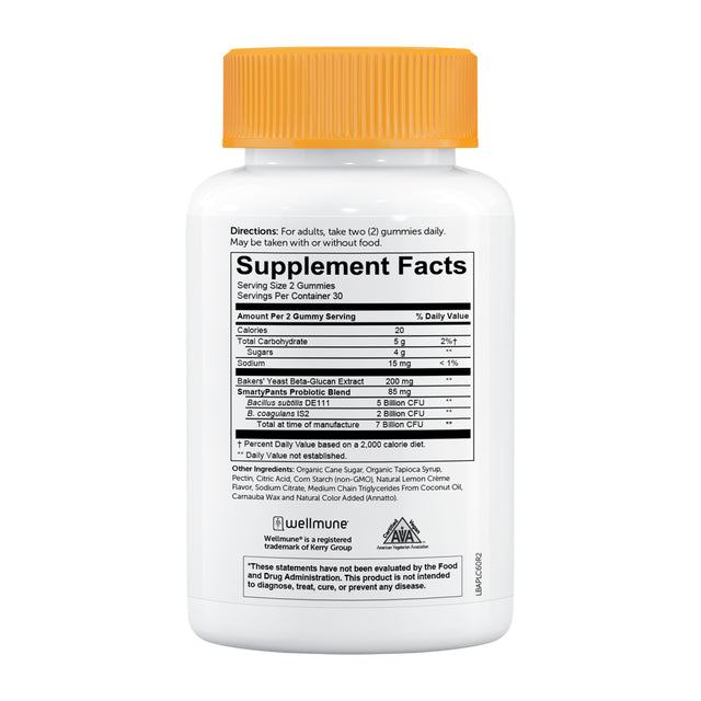 Smartypants Adult Probiotic - Lemon Crã¨Me - 60 Count